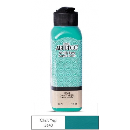 ARTDECO AKRİLİK BOYA 140ML OKSİT YEŞİL 3640